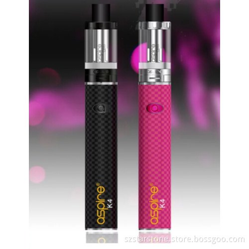 100% original Newest aspire K4 Quick Starter Kit 2000mah in stock